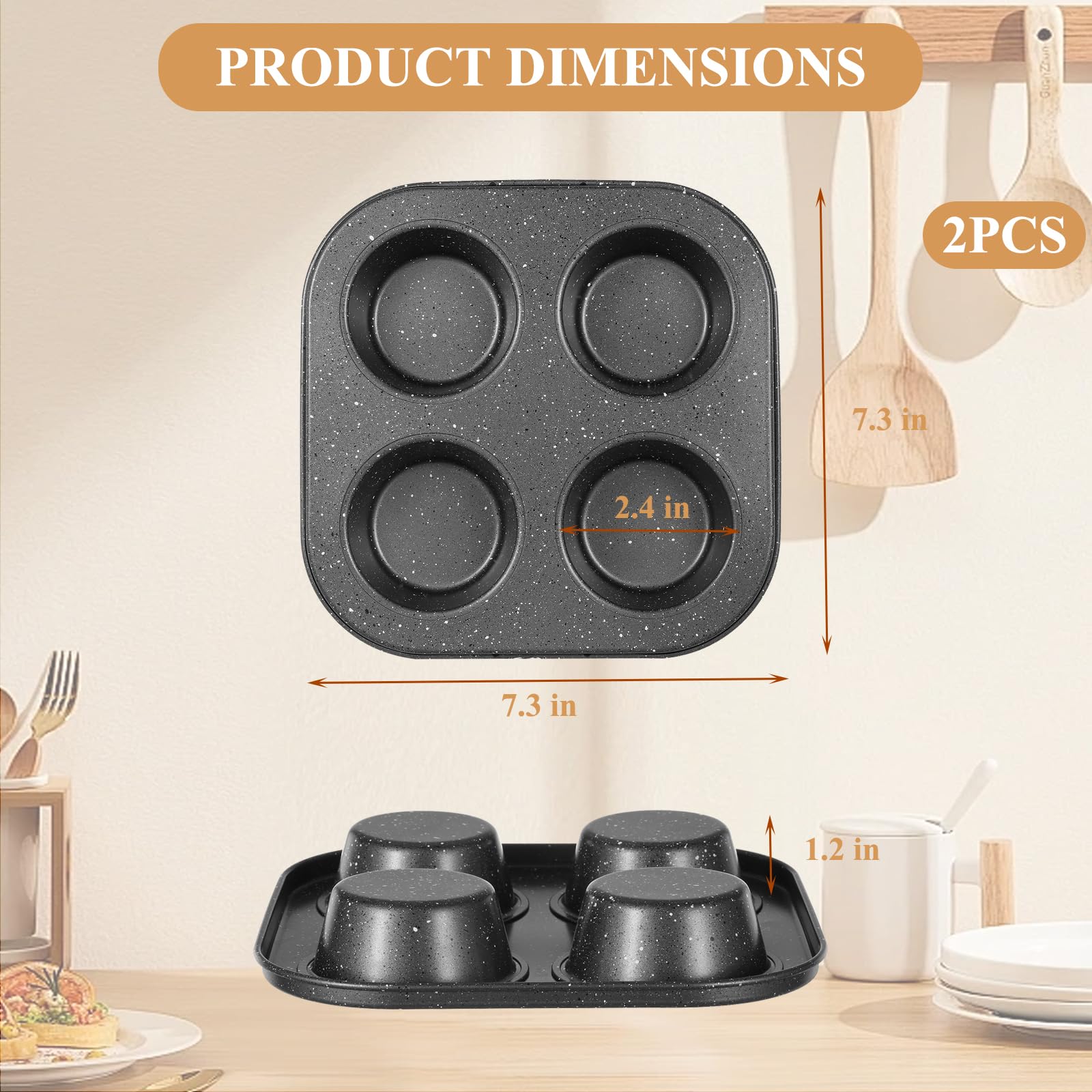 Walooza air fryer compatible pan fits compact baskets for quick snacks.
