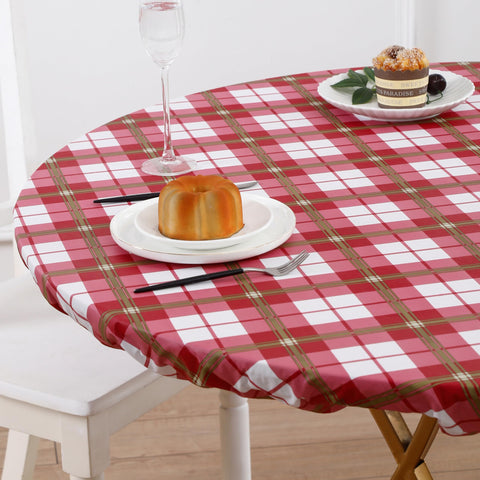 Walrus elegant round table dining setup with protection.