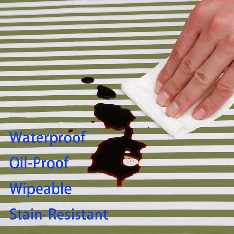 Walrus tablecloth with flannel backing cushions the surface and prevents slipping