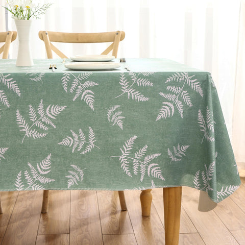 Walrus tablecloth indoor outdoor use demonstrates versatile table protection.