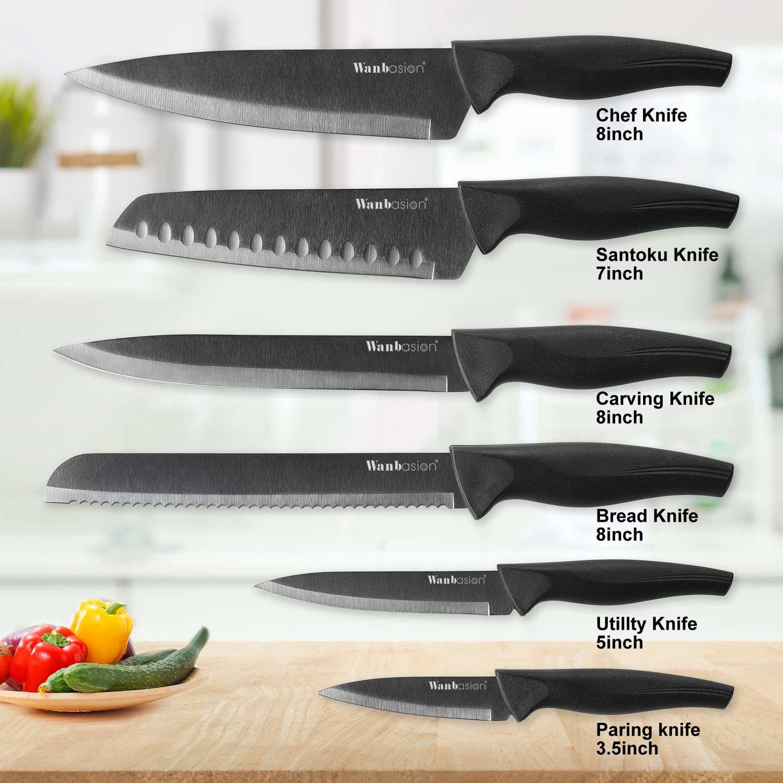 Wanbasion knife sleeves and case highlight safe storage and protection during transport.