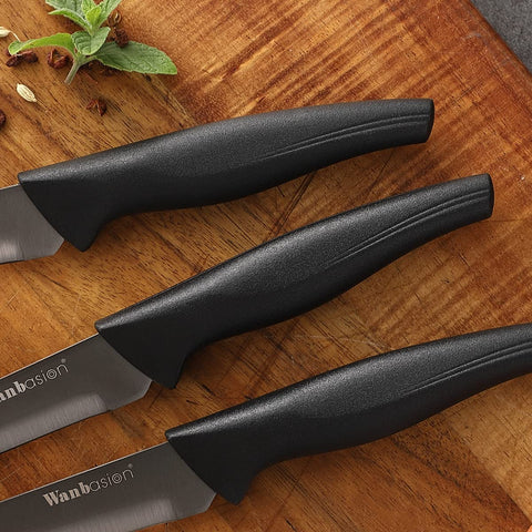 Wanbasion gift-worthy steak knife set ready for gifting and gatherings.
