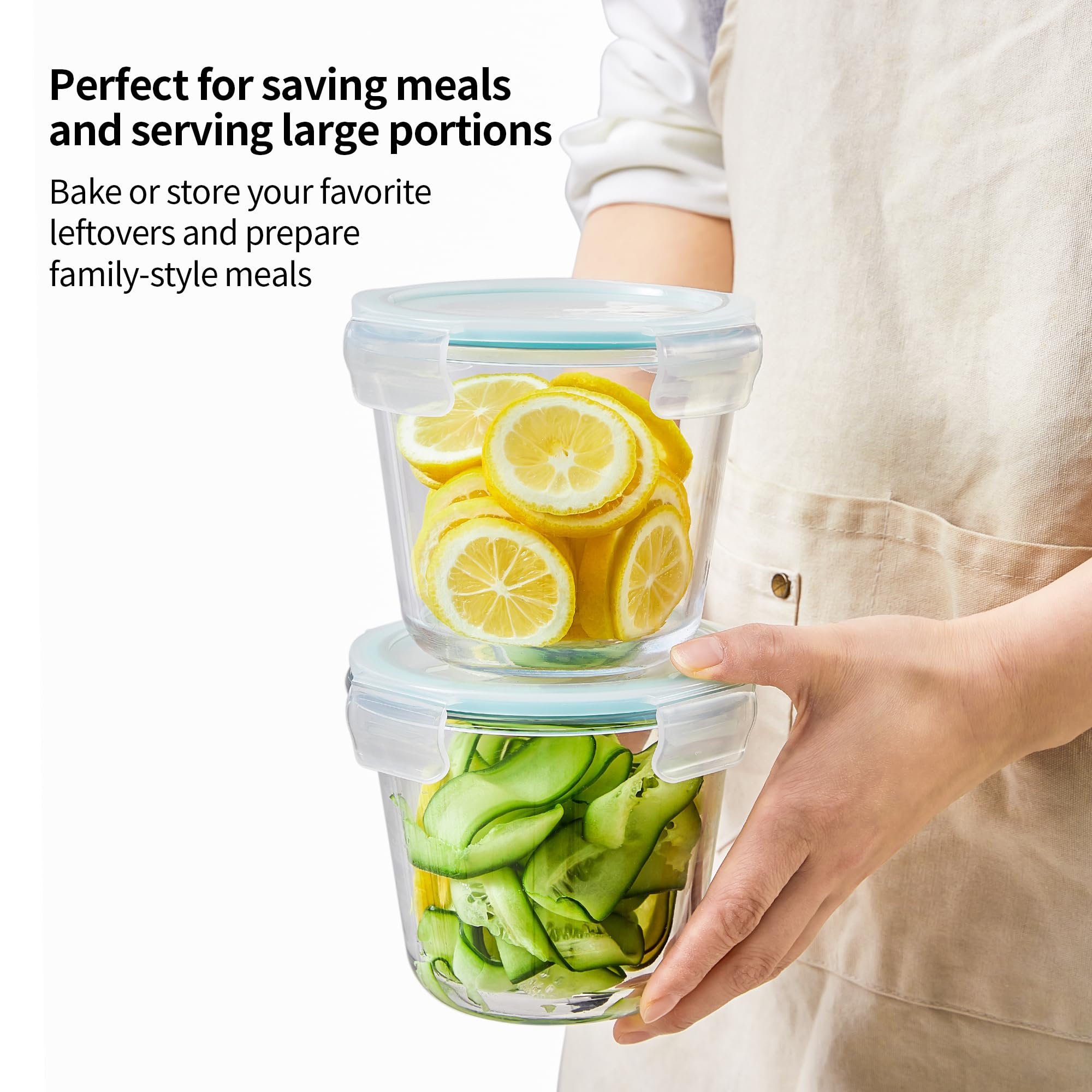 Wancilock stackable design maximizes kitchen cabinet space and reduces clutter.