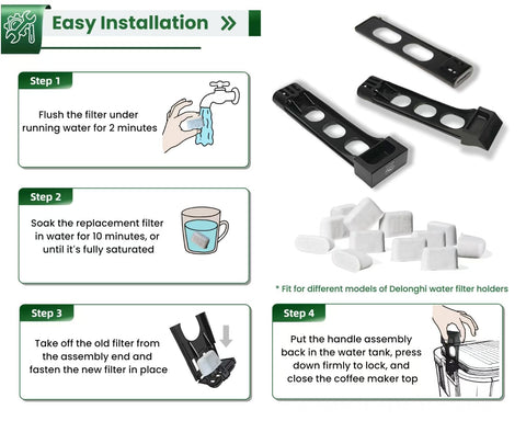 Wangenbro tool-free installation photo showing quick filter snap-in.