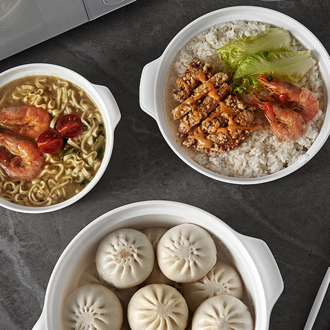 WANGYZJ dishwasher-safe bowls simplify cleanup after meals.