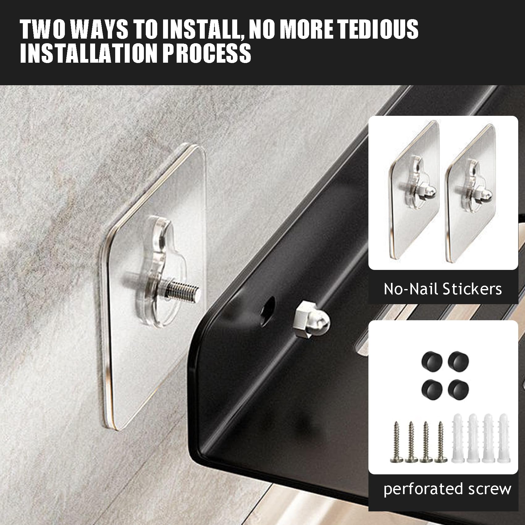 WANYISHUN compact storage adds bathroom organization without blocking faucet space.