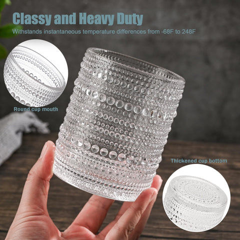 WANYISHUN dishwasher-safe glasses ideal for everyday meals.