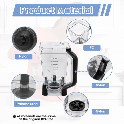 WARDFYT 72oz pitcher packaging guide for confident replacement.