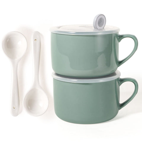 Wareland ceramic bowls endure daily use for soups and cereals.