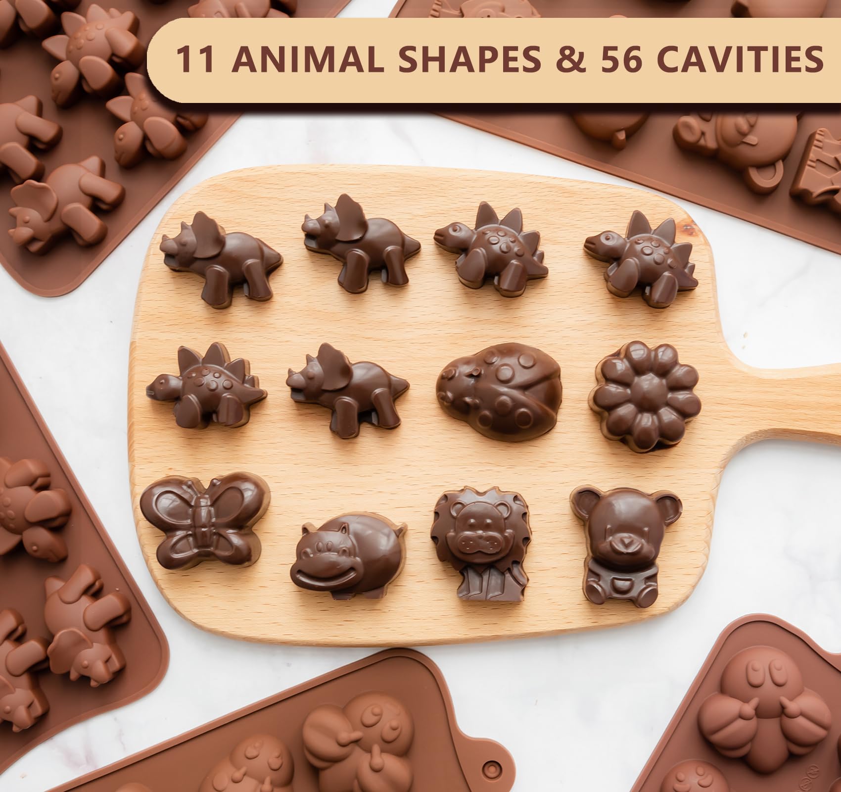 Warm Time butterfly mold for delicate candy and jelly shapes with crisp edges.