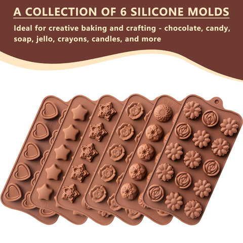 Warm Time collection image showing all six flower shapes for ideas