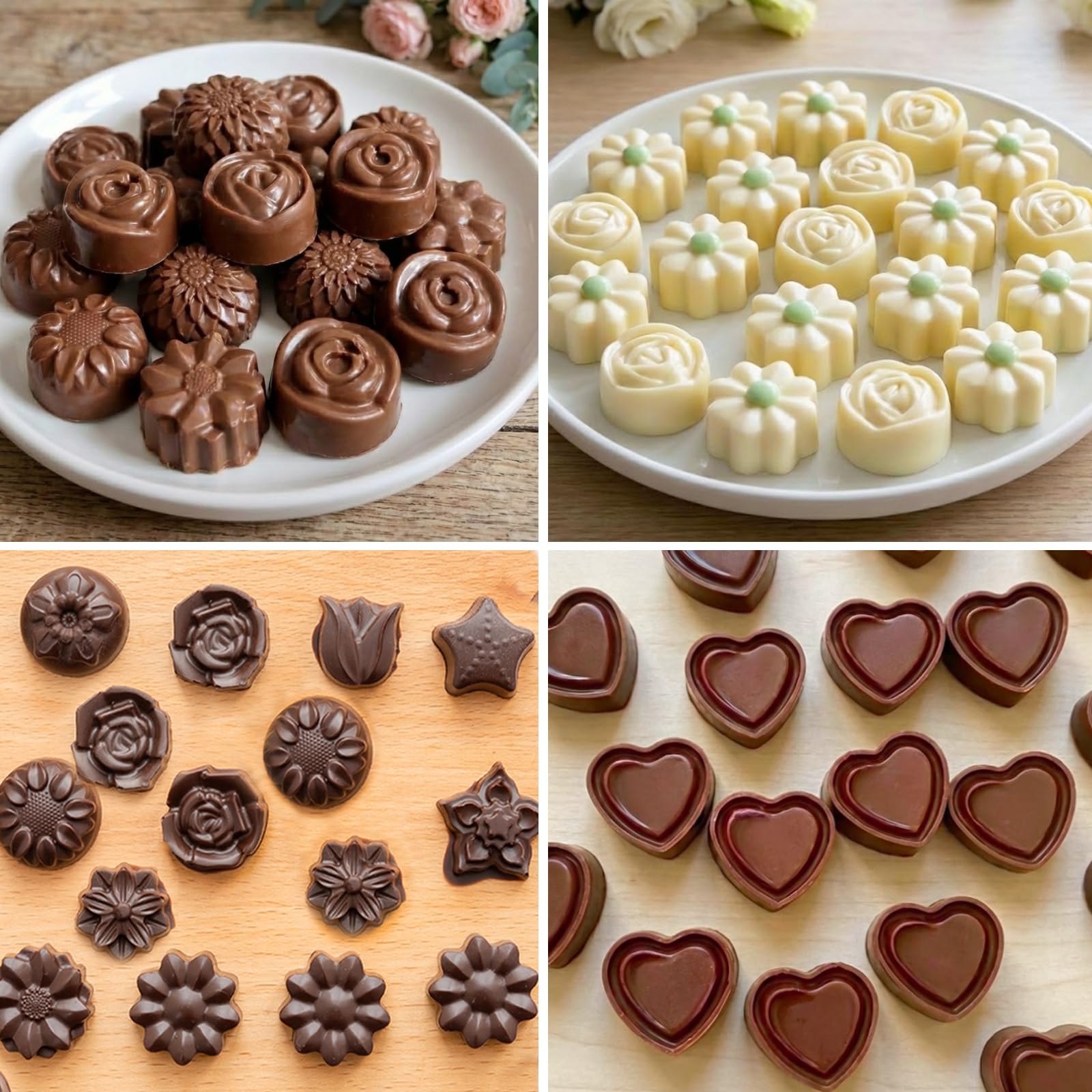 Warm Time tulip mold for elegant petal desserts and candies