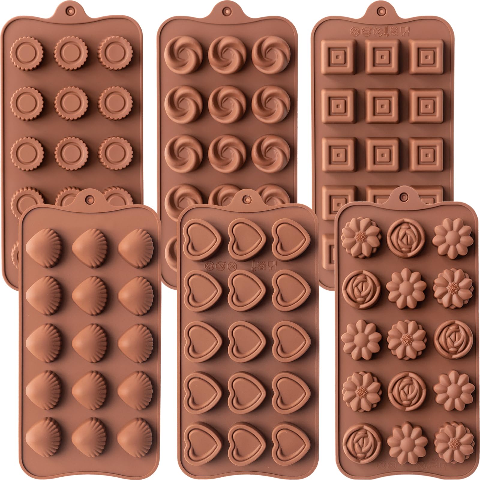 Warm Time heart-shaped silicone mold for effortless chocolate release and charming treats