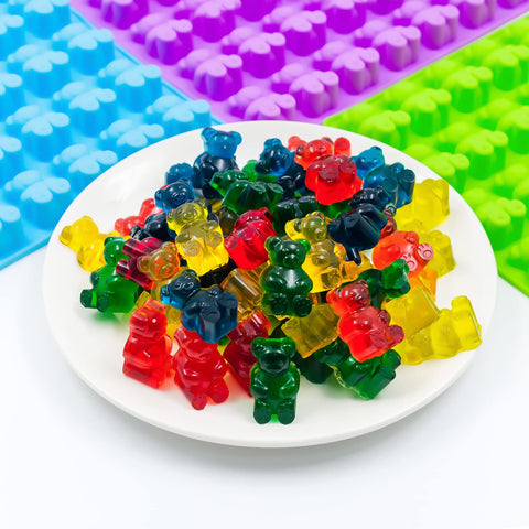 WARM TIME lifelike gummy bears release smoothly for effortless homemade treats.