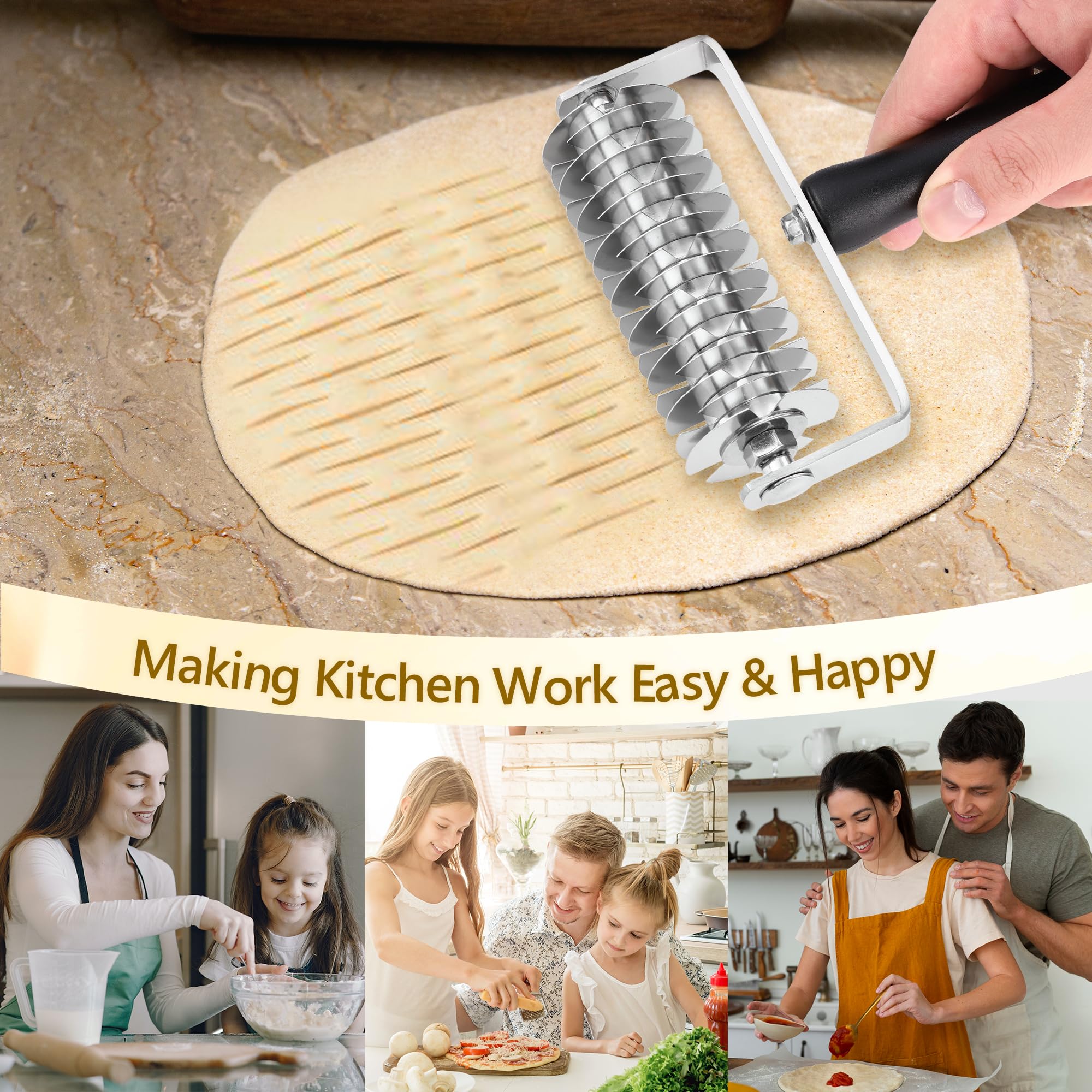 WarmHut Pastry Lattice Roller baking tool ideal for pies pizzas pastries.