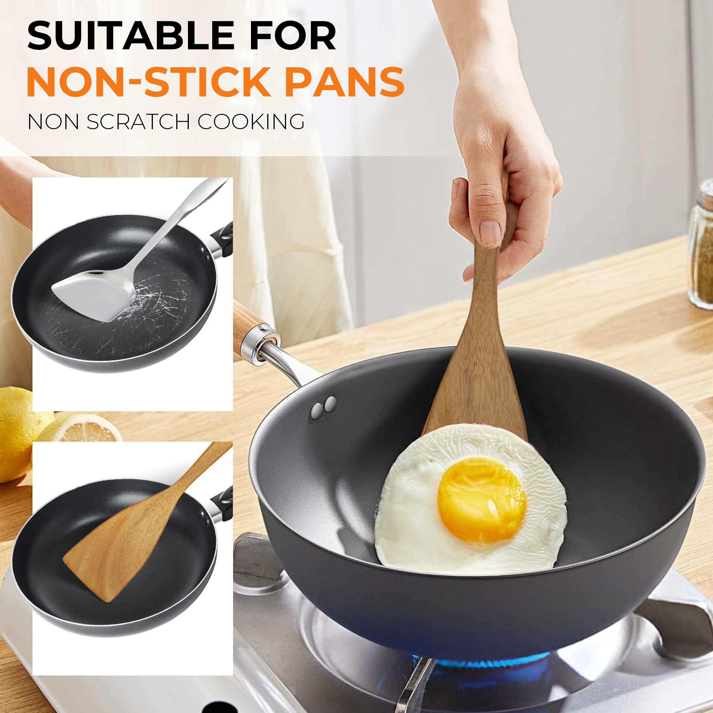 WARMKEY sustainable kitchen tools resist heat for safe cooking