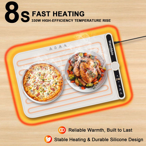 WarmMate 6-Hour Timer ensures flexible meal planning