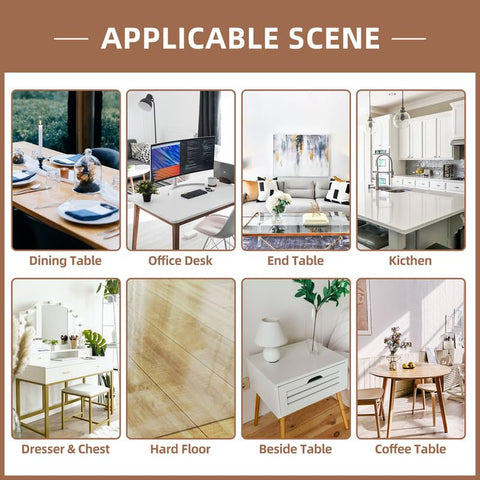 Warmstar easy-clean table cover wipes away spills quickly.