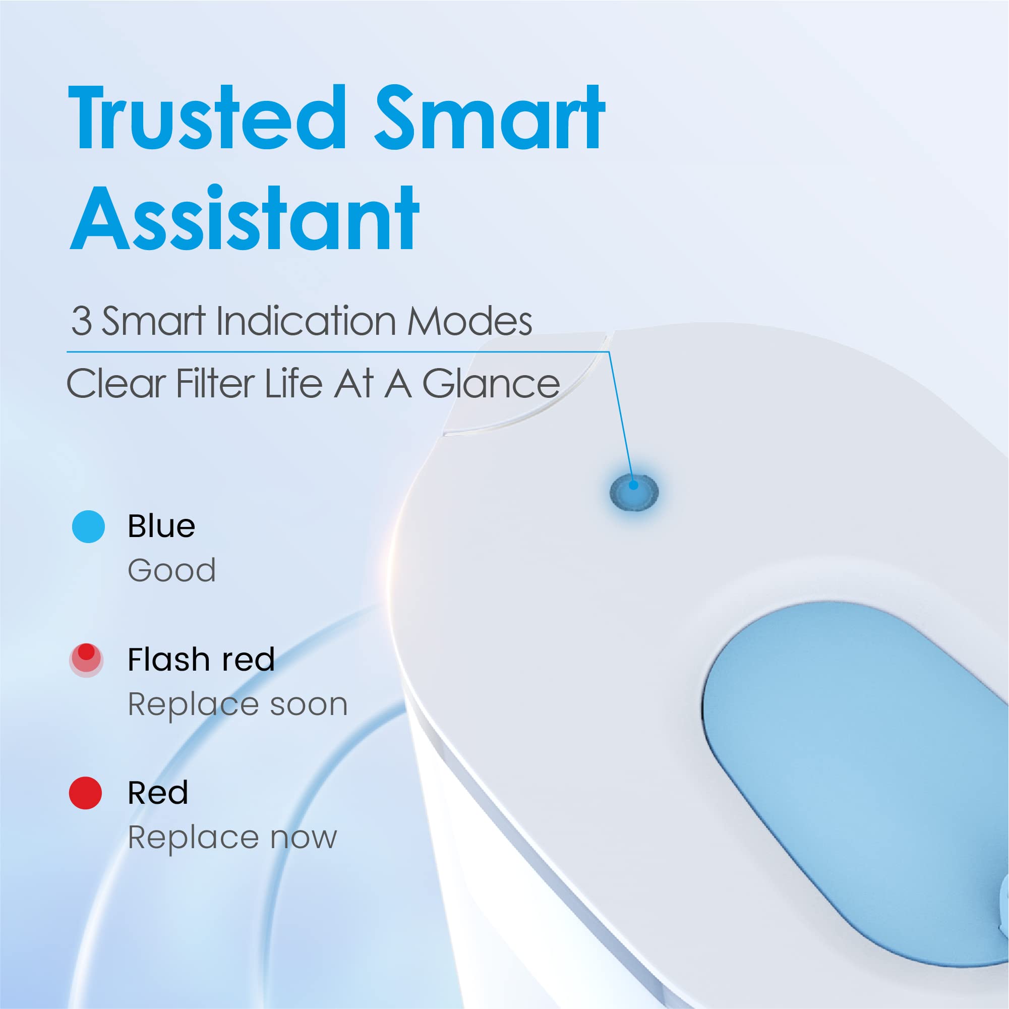 Waterdrop Long-Life Pitcher side view highlights ergonomic handle