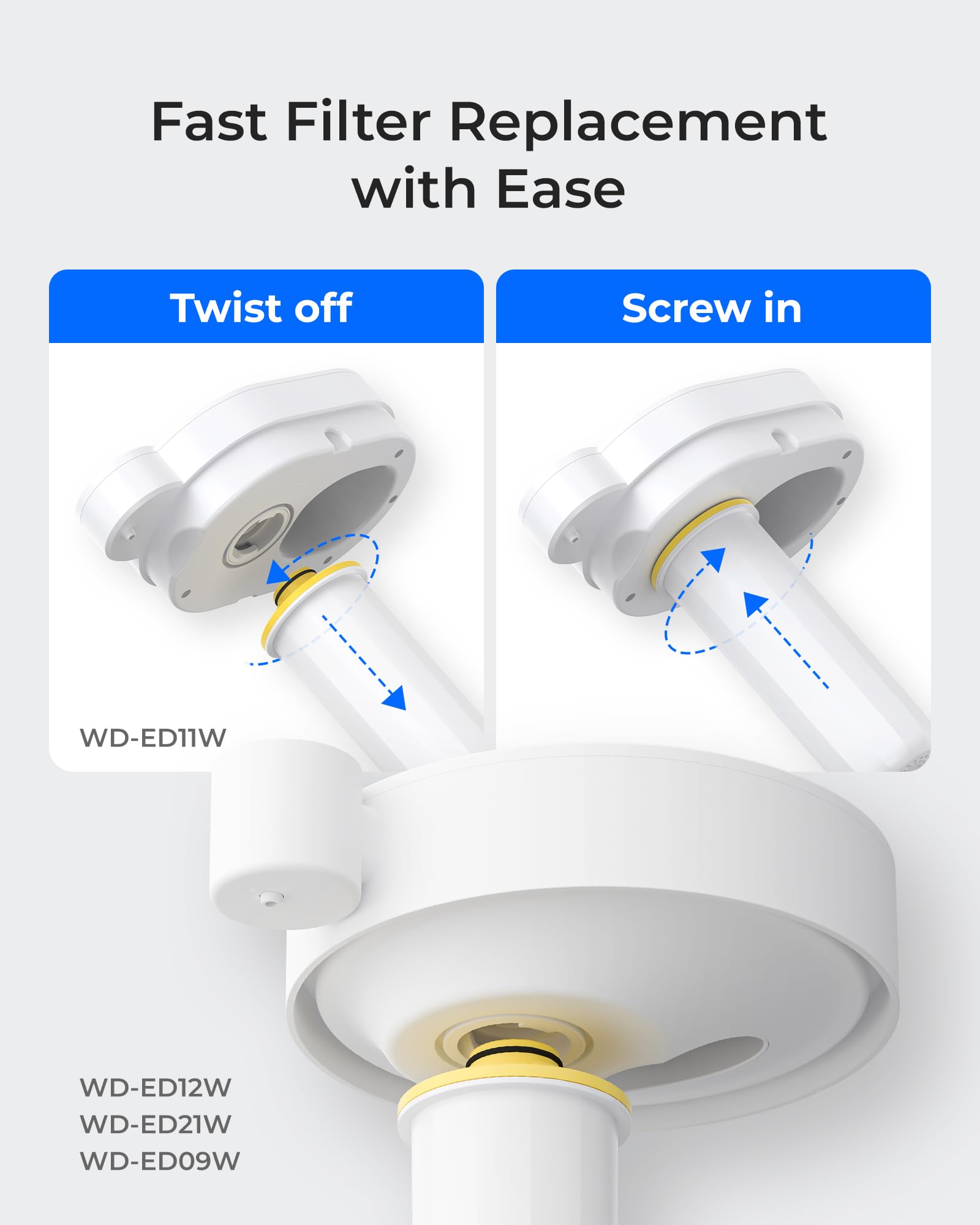 Three-pack Waterdrop filter set suits family hydration upgrades.