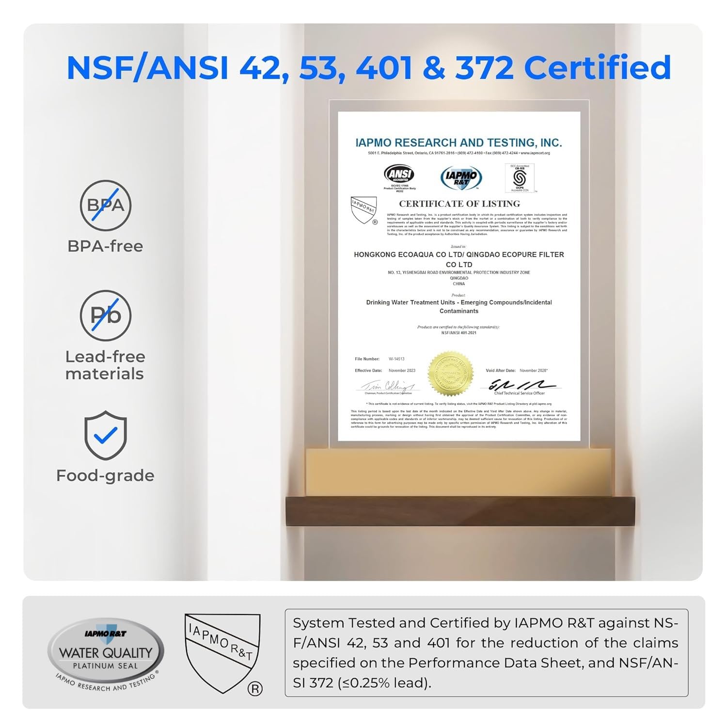 Waterdrop mega dispenser spout design for spill-free pouring
