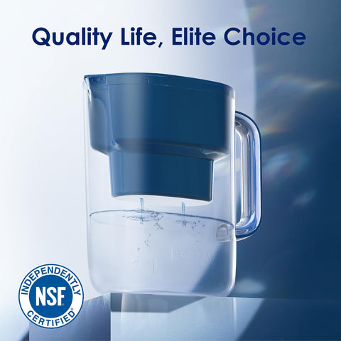 Waterdrop NSF-certified filtration reduces odors and metal ions for better-tasting water.