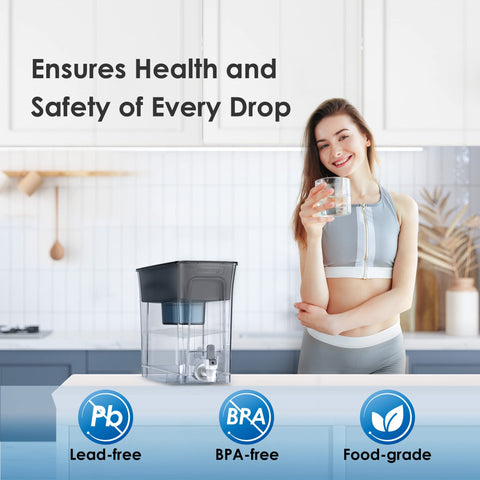 Waterdrop Slim Alkaline Dispenser replacement indicator helps timely filter changes