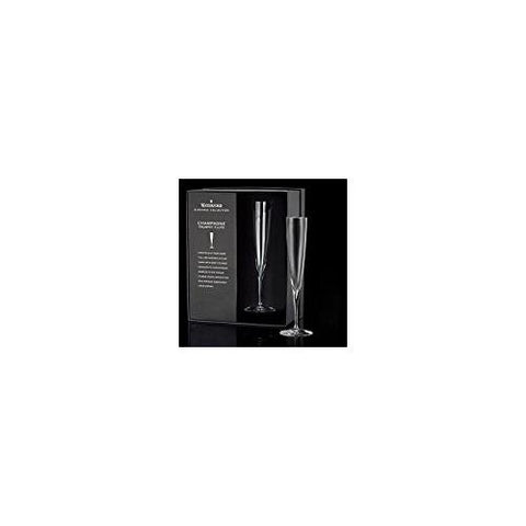 Waterford Elegance trumpet flute pair, crystal bowl shine highlights bubbles and aroma.