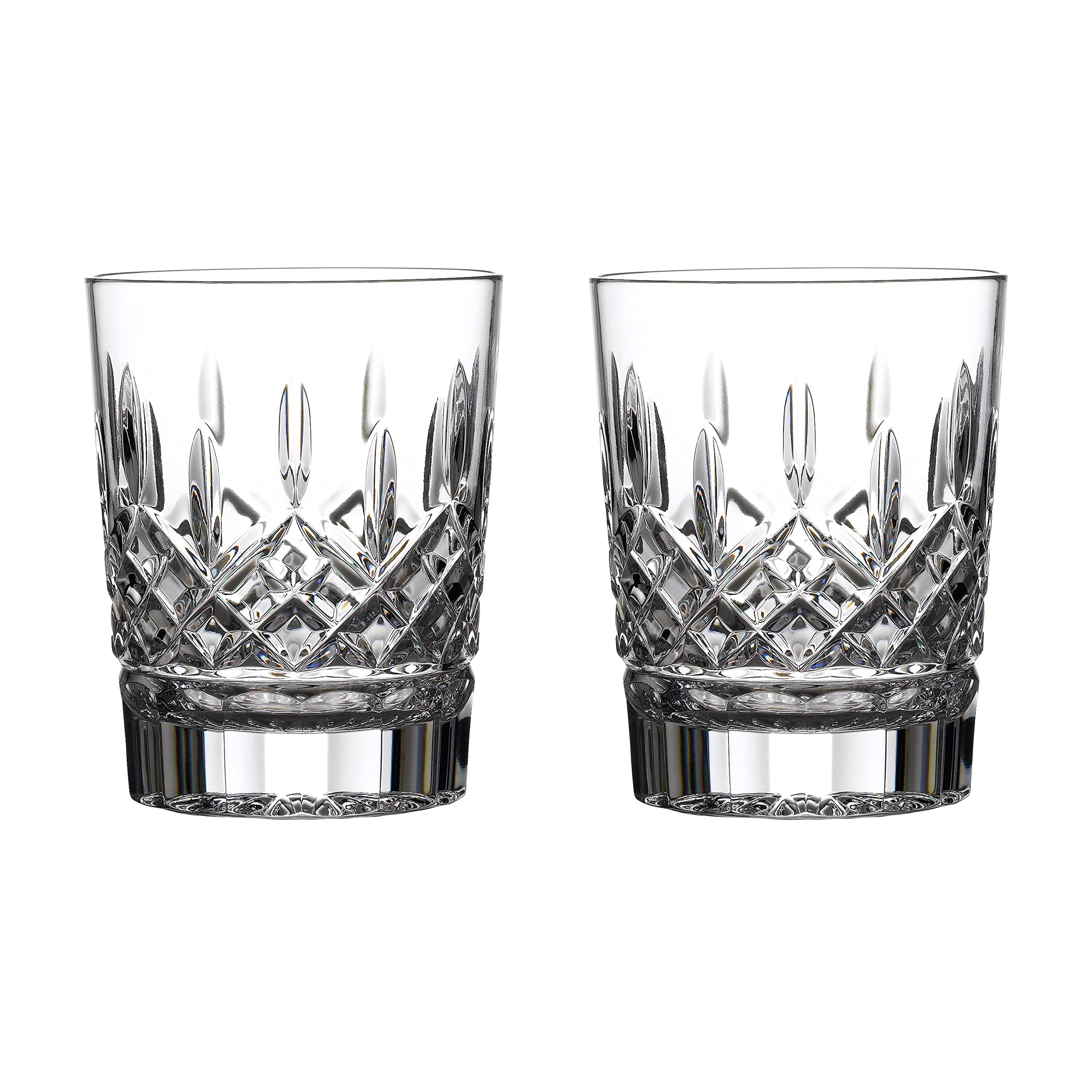 Waterford Lismore Double Old Fashioned glass with iconic cuts, ideal for a classic scotch on the rocks