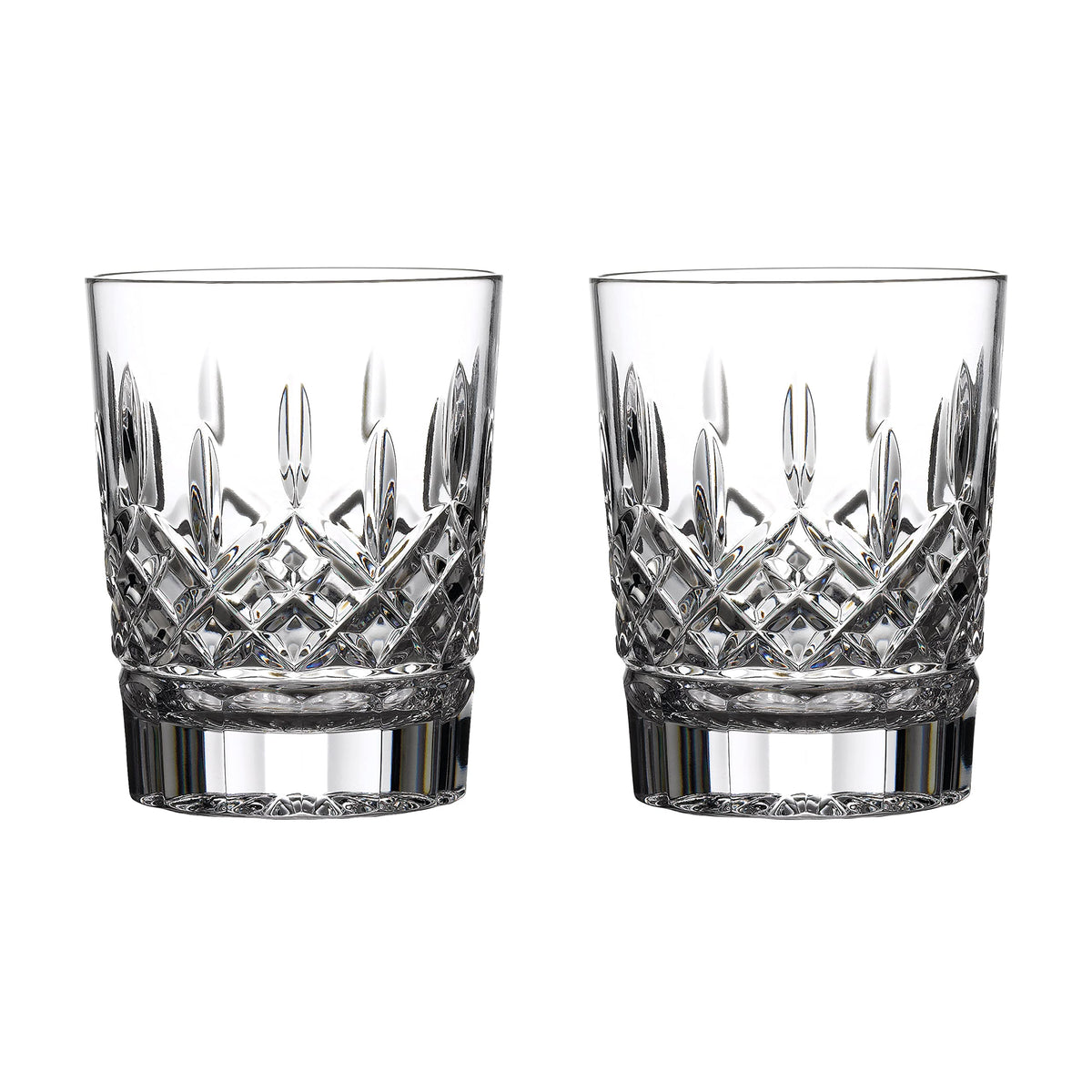 Waterford Lismore Double Old Fashioned glass with iconic cuts, ideal for a classic scotch on the rocks