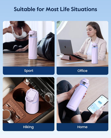 WaterH BOOST bottle battery life lasts up to two weeks per charge