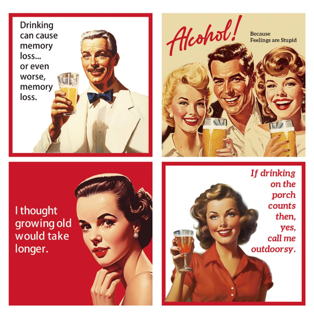 Watersay 100-pcs funny cocktail napkins Call Me design adds playful flair to parties.