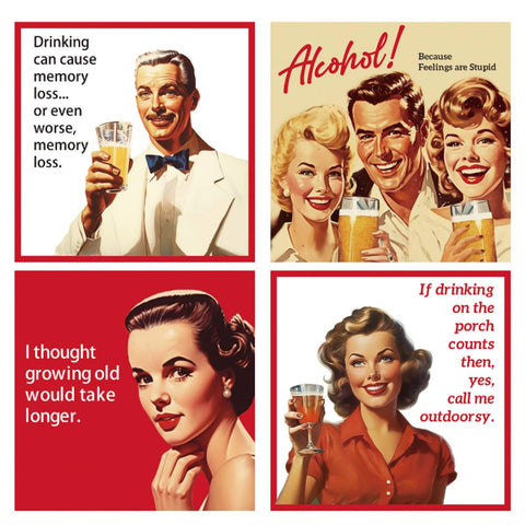 Watersay 100-pcs funny cocktail napkins Call Me design adds playful flair to parties.