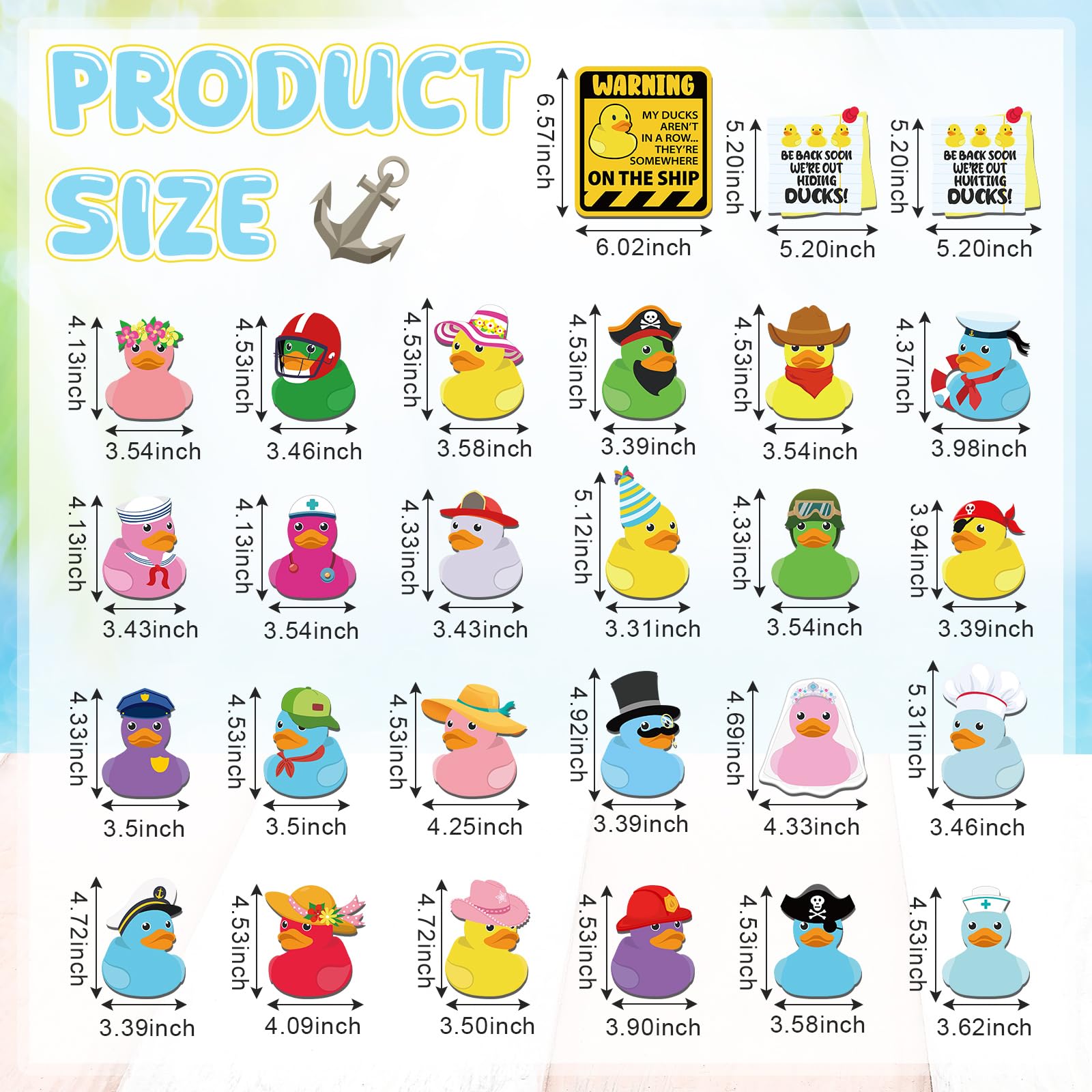 Watersay duck groom door magnet marks your cabin with fun, reusable decoration