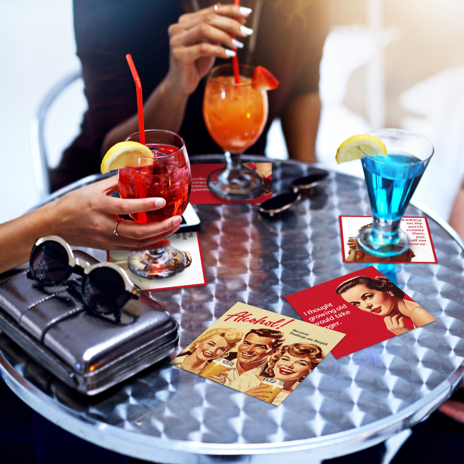 Watersay four delightful quotes napkins spark conversations at gatherings.