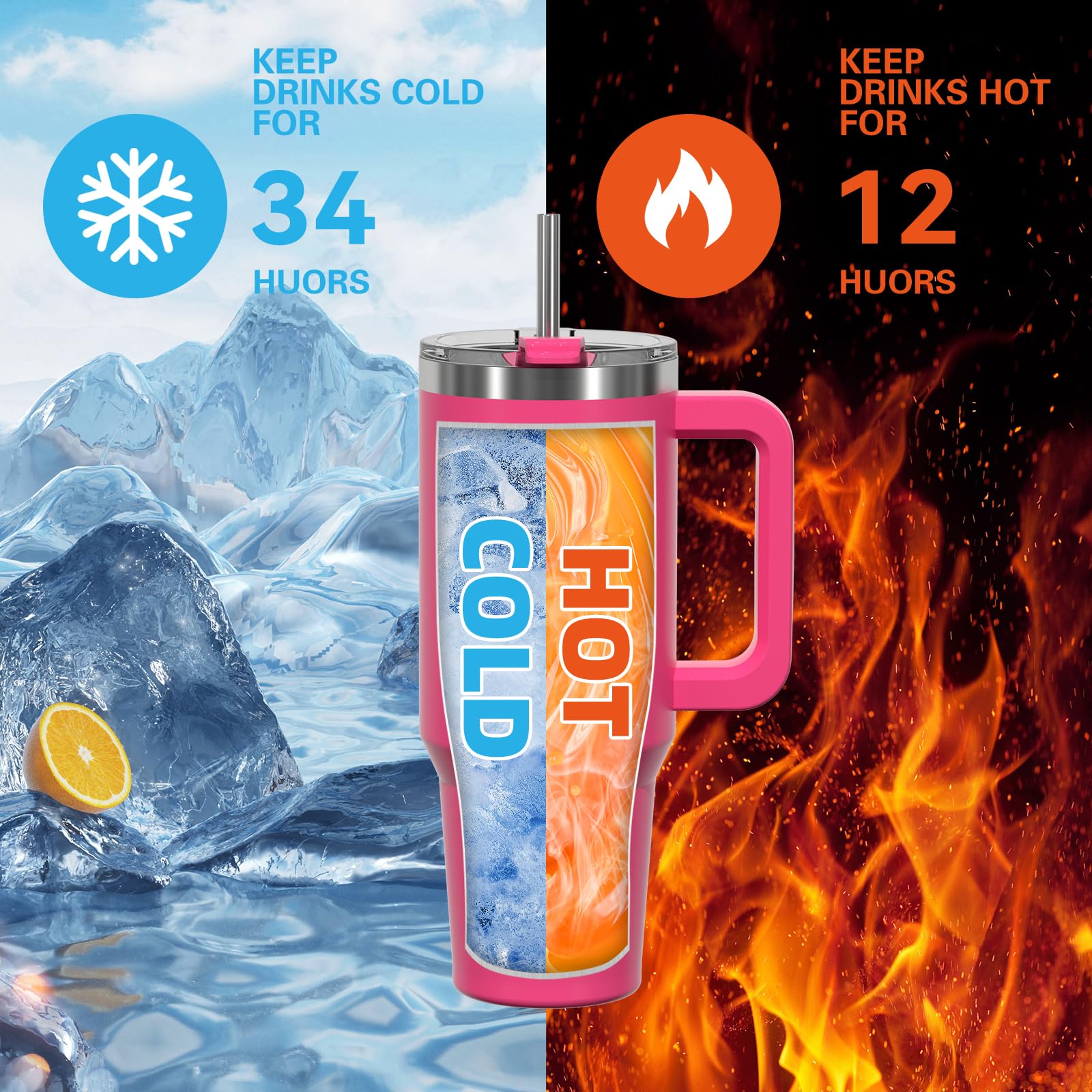 Watersy double-wall insulation keeps beverages at the desired temperature.
