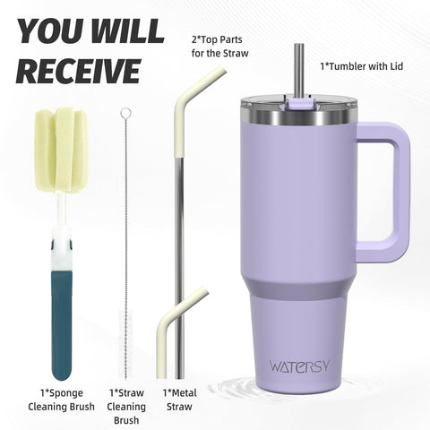 WATERSY double-wall insulated cup preserves temperature for hours.