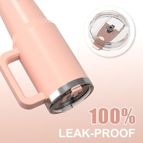Watersy leak-proof lid travel cup prevents spills during transit.