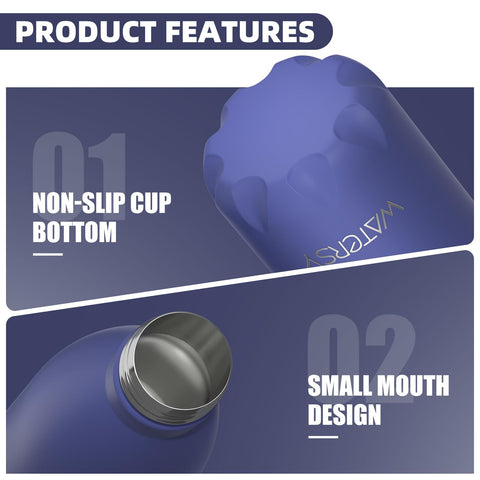 Watersy non-slip handle design improves grip during workouts and travel