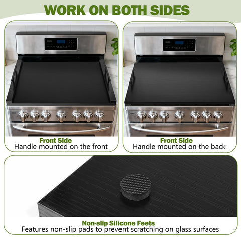 WAUTENANTY rustic kitchen decor elevates style while protecting the stove