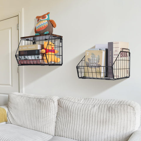 Wawocs foldable wire design saves space while expanding storage options.
