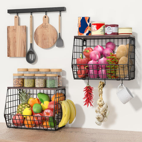Wawocs mesh basket promotes air flow to keep produce fresher