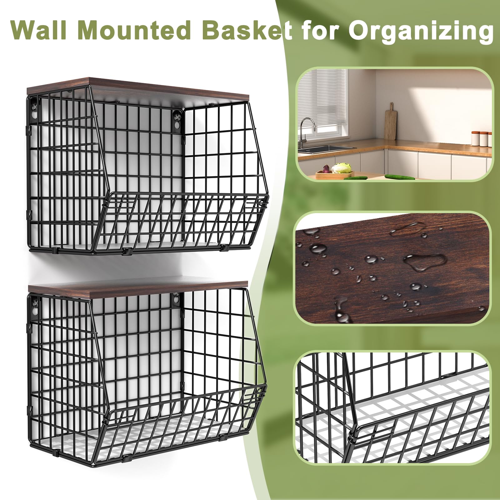 Wawocs storage solution for potatoes and onions in a tidy rack