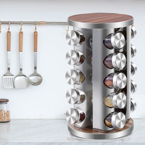 WAYDA spice rack ideal for families, restaurants, and buffets.