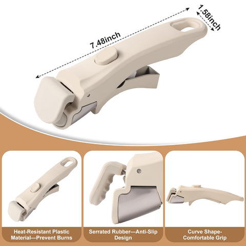 Wayona comfort grip on pan demonstrating natural hand fit during cooking.