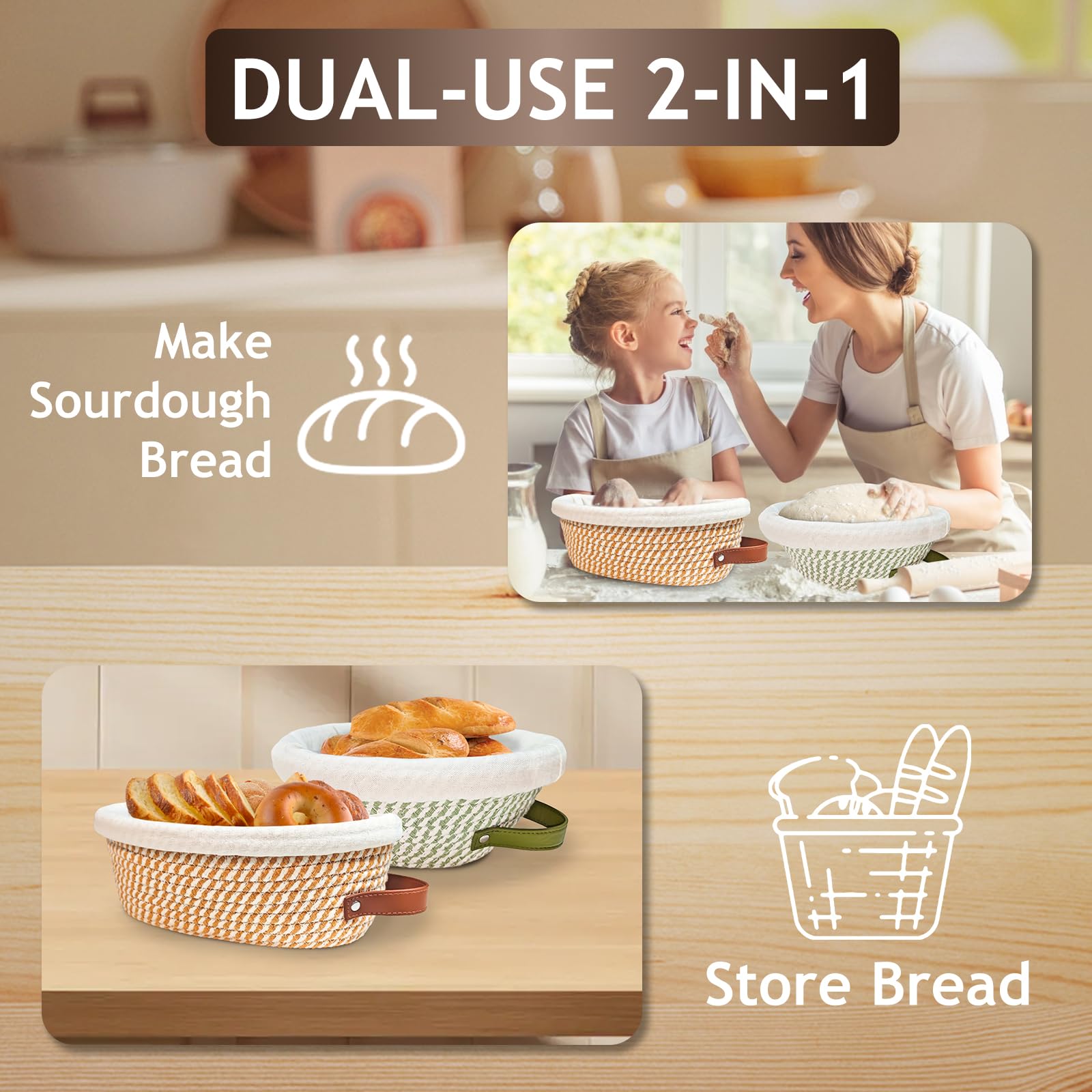 Waysse Banneton replaceable liners keeps you ready during busy bakes