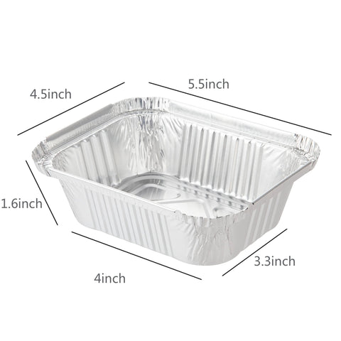 Waytiffer foil pan ready for baking and oven use with secure lid.