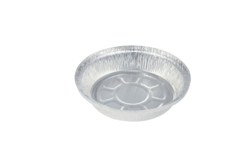 Close-up of Waytiffer foil pan showing sturdy construction.