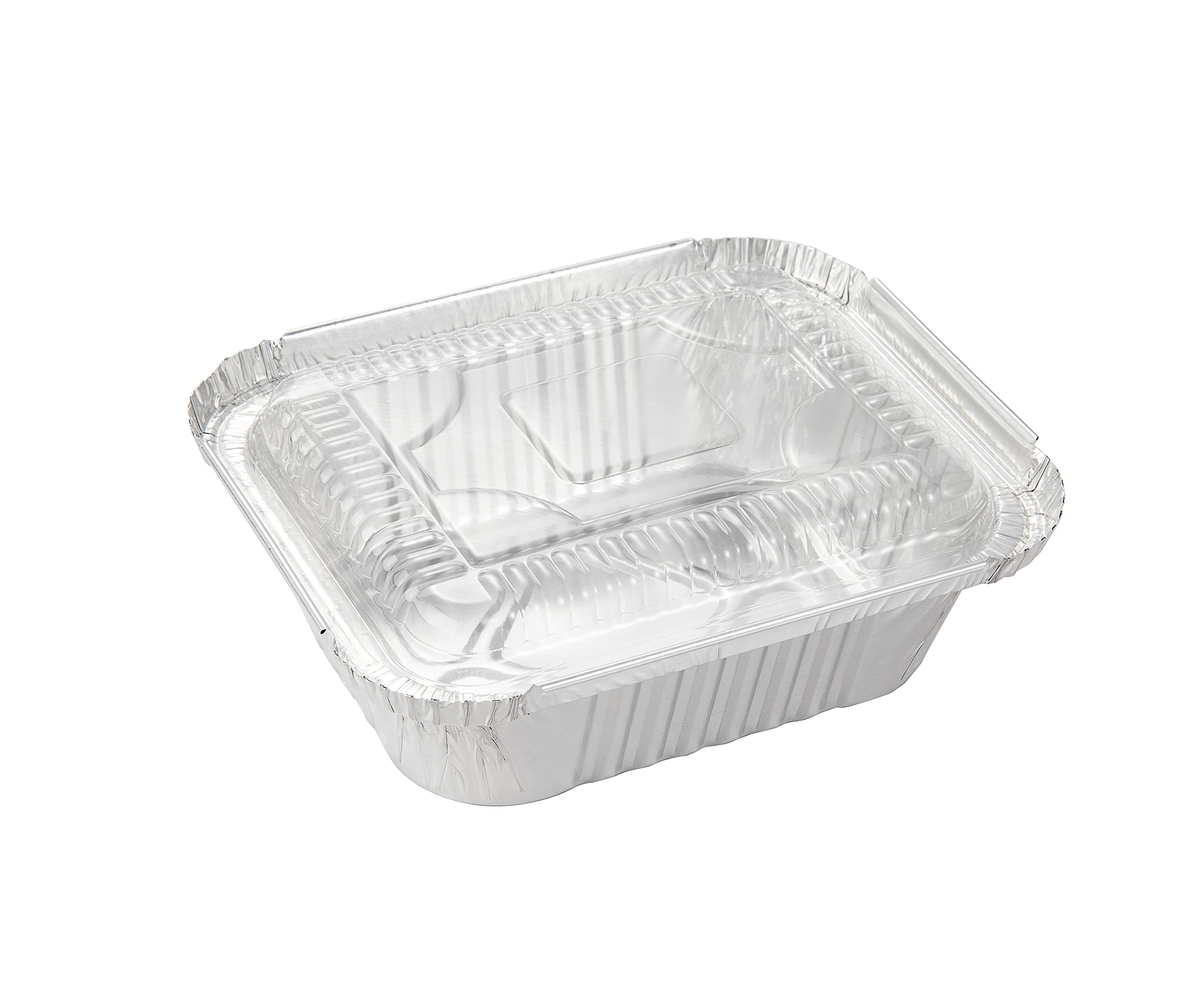 Waytiffer 50-pack disposable pans ideal for takeout and meal prep.