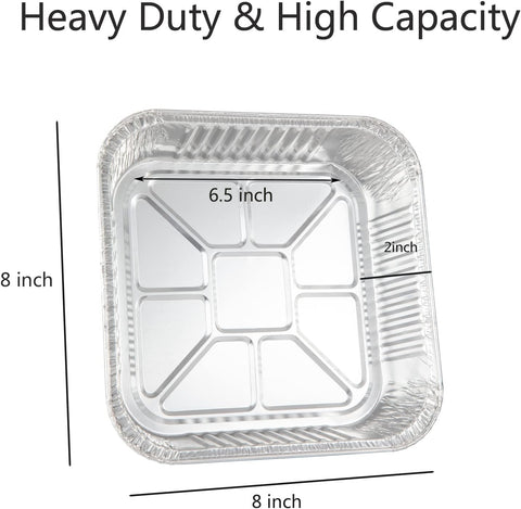 Waytiffer foil pans with plastic dome lids provide secure to-go packaging for parties and events.